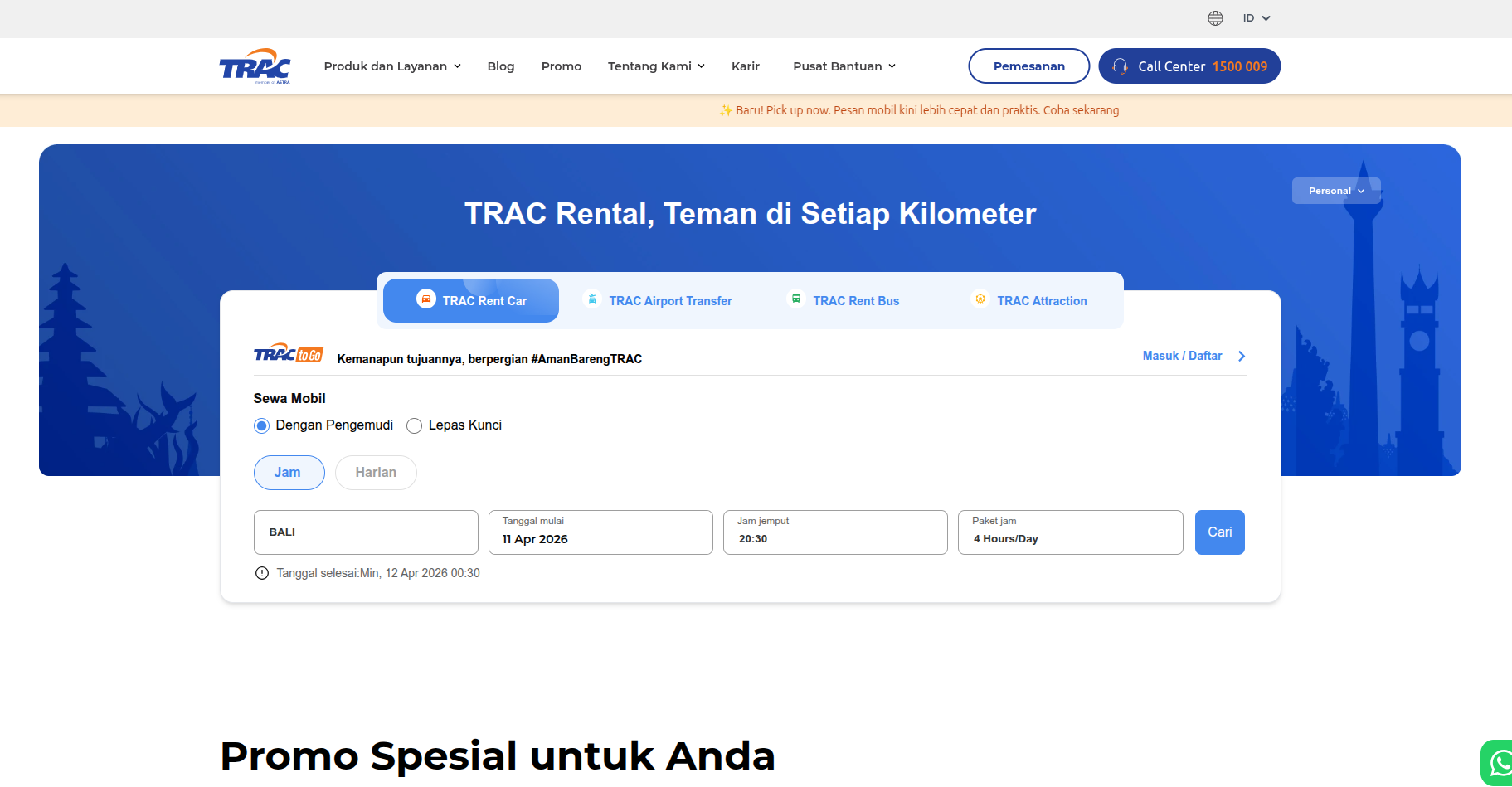 TRAC Company Profile website